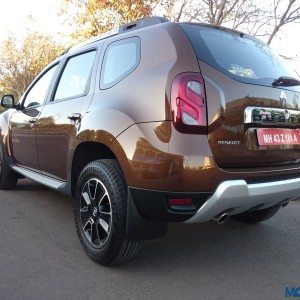 New  Renault Duster rear left three quarters