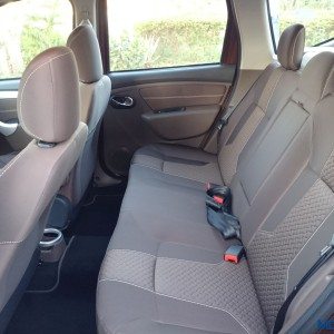 New  Renault Duster rear seat