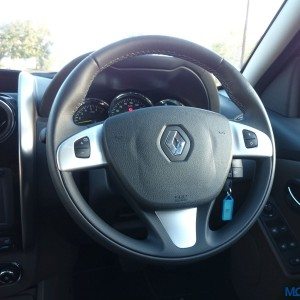 New  Renault Duster steering wheel