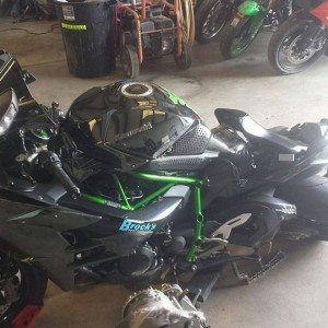 Ninja H Crash USA