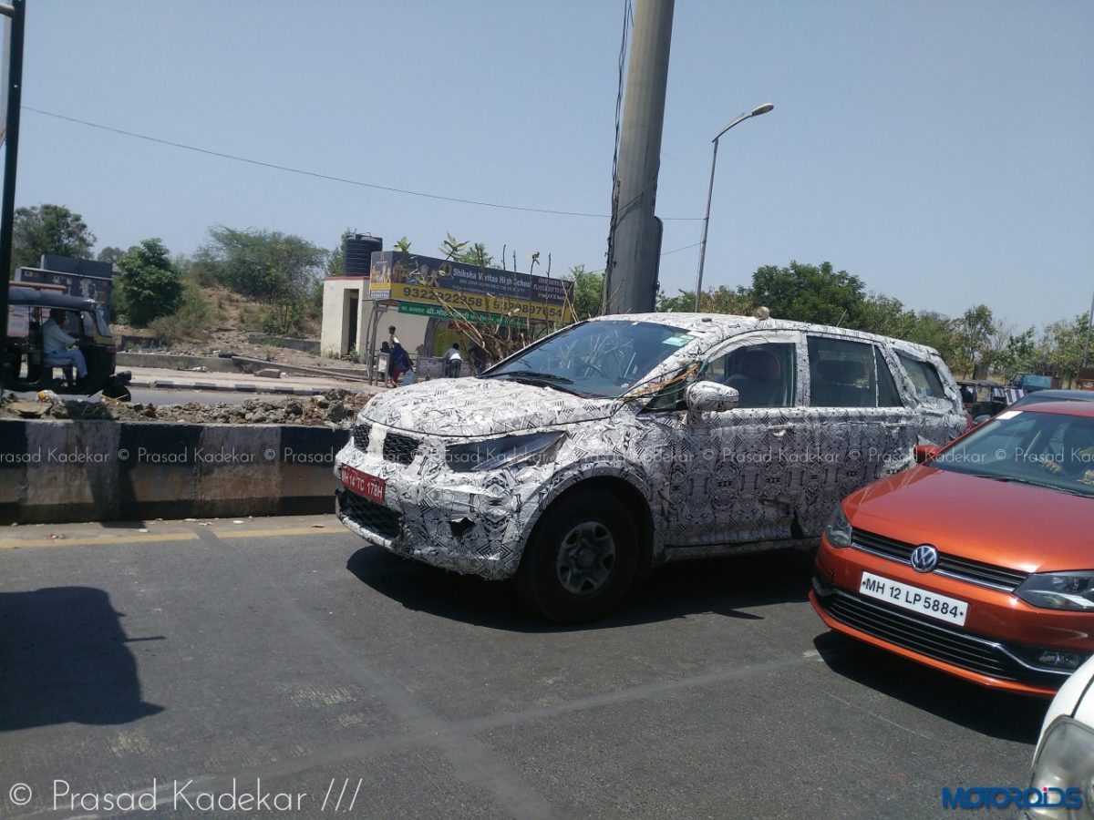 Tata Hexa spy image Pune