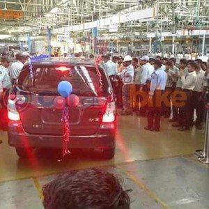 Toyota Innova production line end