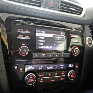 new  Nissan X Trail Hybrid India central screen