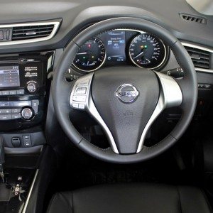 new  Nissan X Trail Hybrid India dashboard