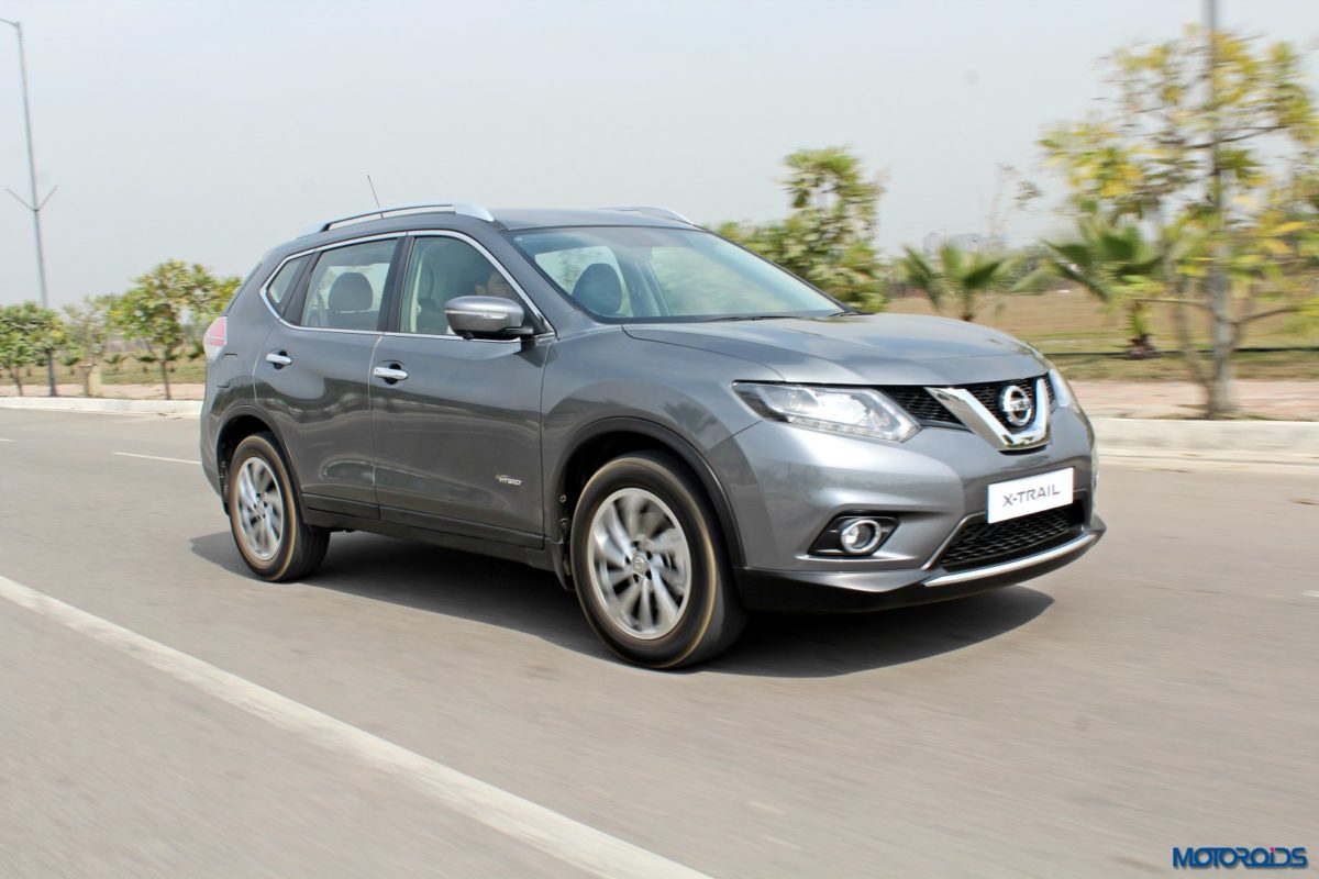 new  Nissan X Trail Hybrid India grey front