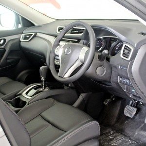 new  Nissan X Trail Hybrid India steering dash