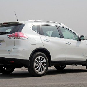 new  Nissan X Trail Hybrid India white