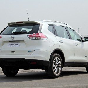 new  Nissan X Trail Hybrid India white