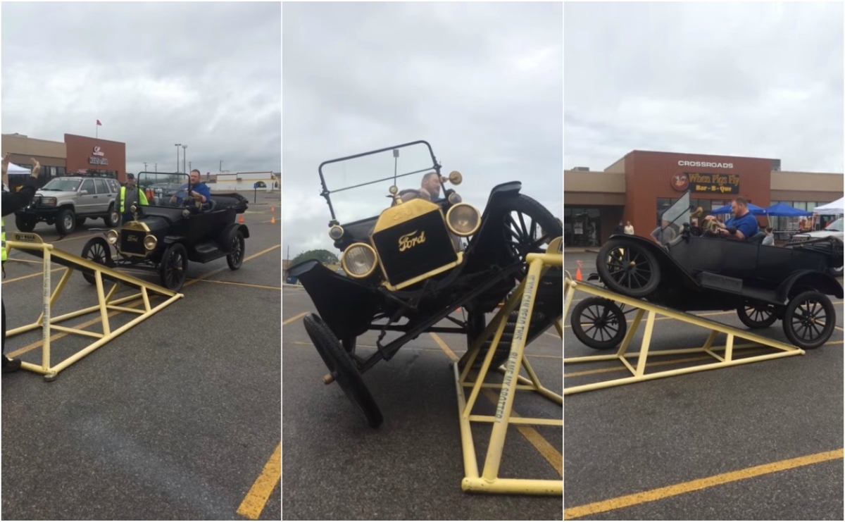 Video: Watch a 100-year old Ford Model T put a Jeep to shame with its  insane suspension flex | Motoroids