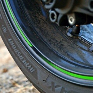 Kawasaki ZX R rear tyre