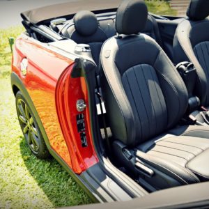 Mini Cooper Convertible India front seats