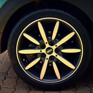 Mini Cooper Convertible India wheels