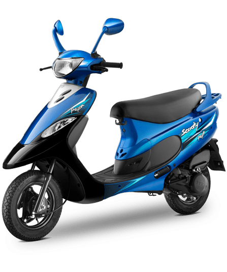 2016 TVS Scooty Pep Plus - Nero-Blue