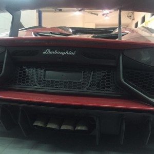 Aventador SV Roadster rear Sateesh