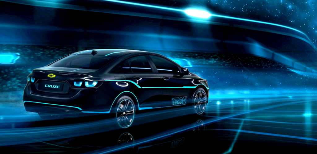 Chevrolet Cruze Show Car Inspired by Disney Film TRON: Legacy