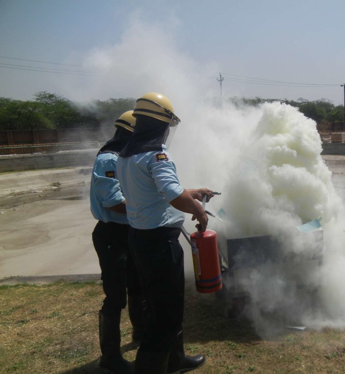 Firefighting Training to employees at Yamaha