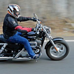 Harley Davidson  Custom Review Action Shots