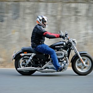 Harley Davidson  Custom Review Action Shots