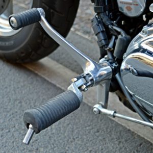 Harley Davidson  Custom Review Details Gear Lever