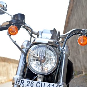 Harley Davidson  Custom Review Details Headlight