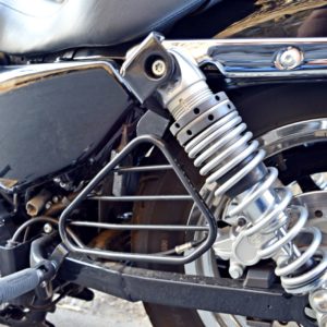 Harley Davidson  Custom Review Details Rear Suspension