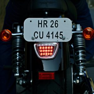 Harley Davidson  Custom Review Details Tail Light