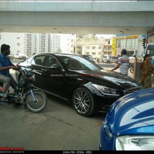 Hyundai Genesis spotted in Bengaluru