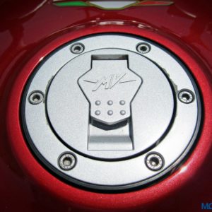 MV Agusta Brutale  aircraft style fuel tank cap