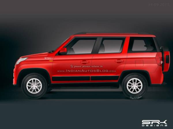 Mahindra TUV render