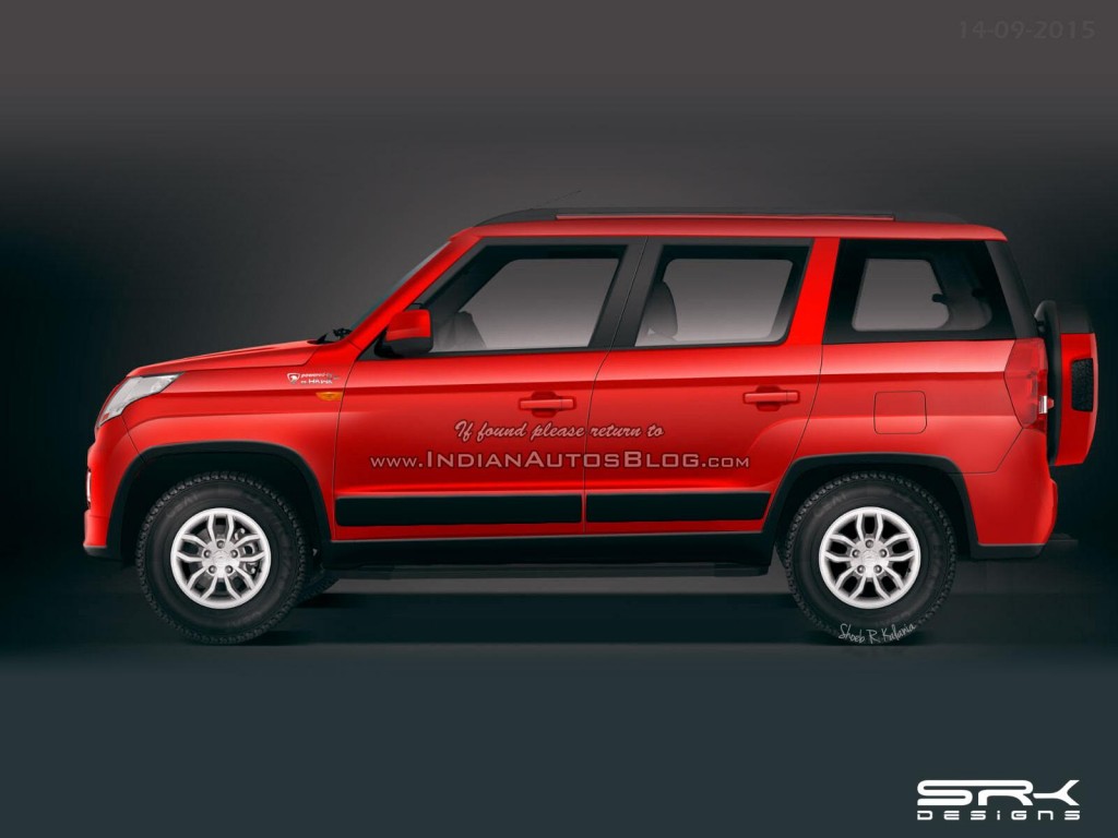 Mahindra TUV500 render