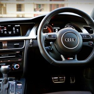 New  Audi S dashboard