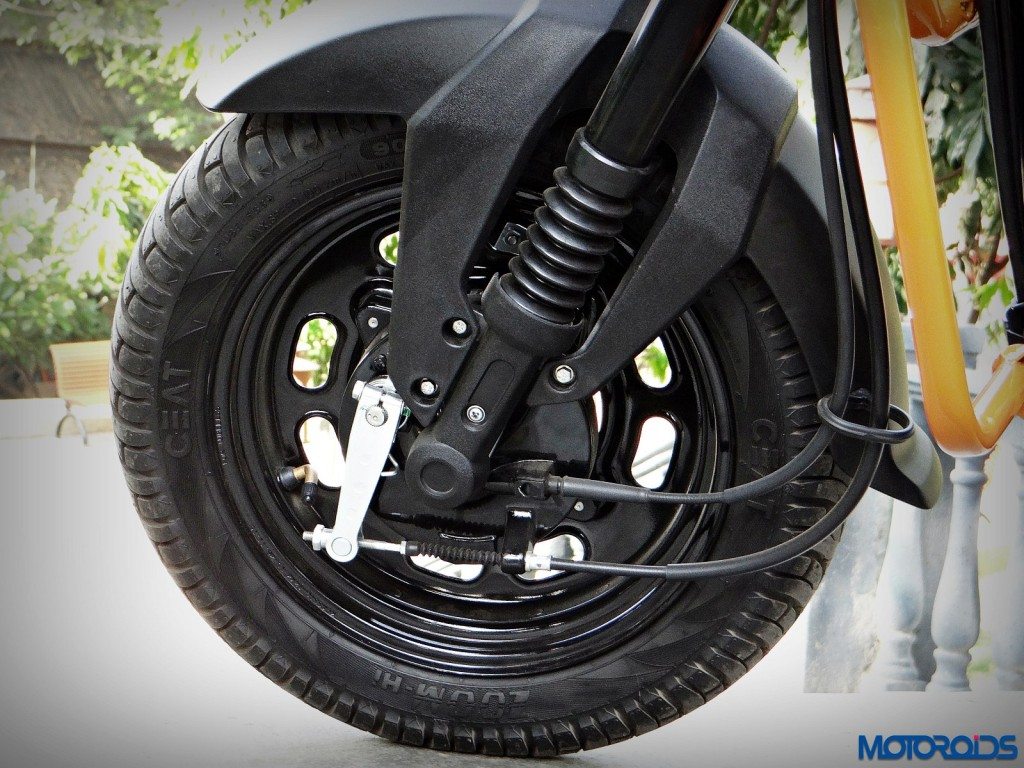 New Honda Navi Review Front brakes (38)