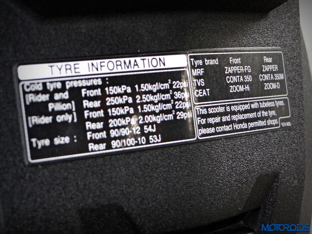 New Honda Navi Review Tyre information(45)