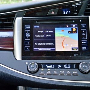 New Toyota Innova Crysta  inch touchscreen infotainment system