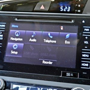 New Toyota Innova Crysta  inch touchscreen infotainment system