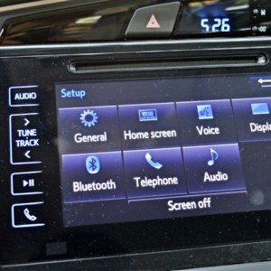 New Toyota Innova Crysta  inch touchscreen infotainment system