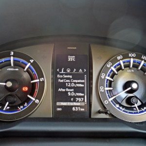 New Toyota Innova Crysta Instrument Cluster