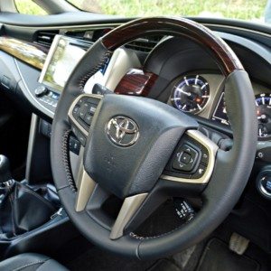 New Toyota Innova Crysta dashboard