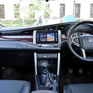 New Toyota Innova Crysta dashboard