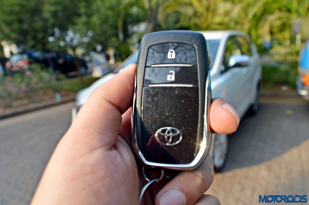 New Toyota Innova Crysta key