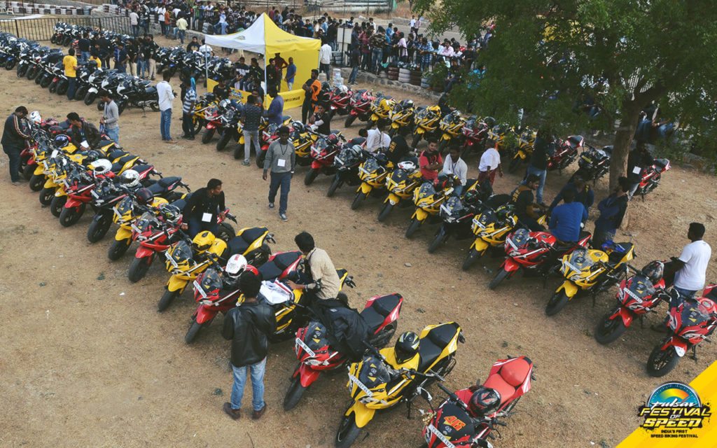 Pulsar festival of speed bikes