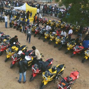 Pulsar festival of speed bikes