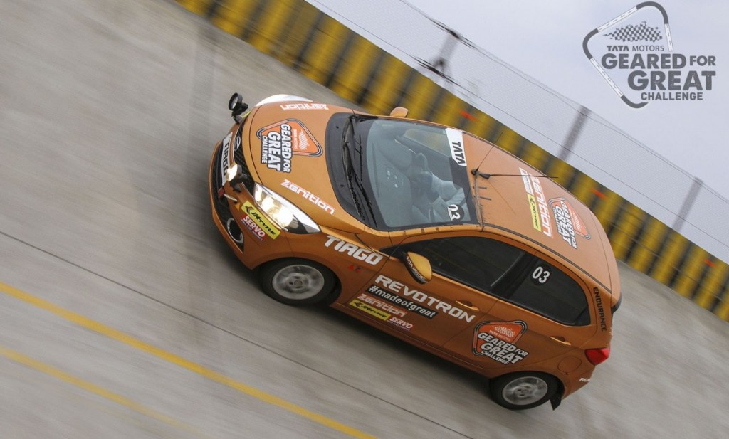 Tata Tiago during the Geared For Great run