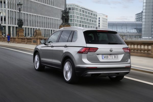 Volkswagen Tiguan rear India launch