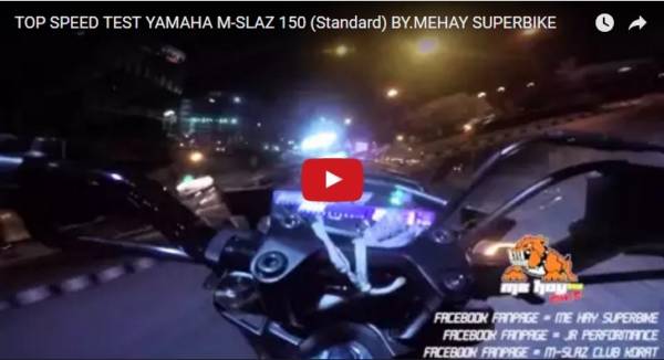 Yamaha M Slaz Speedtest