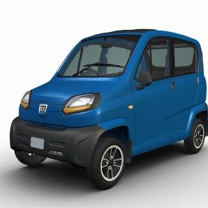 bajaj qute blue