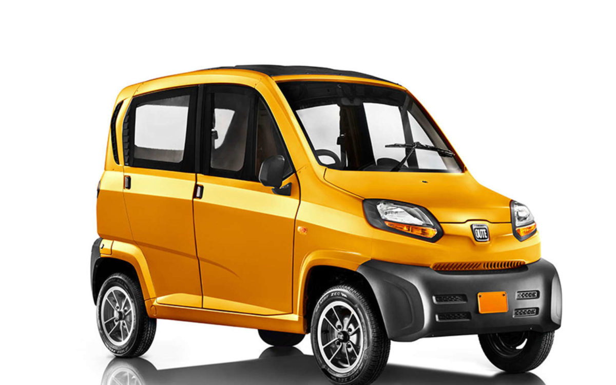 bajaj qute front