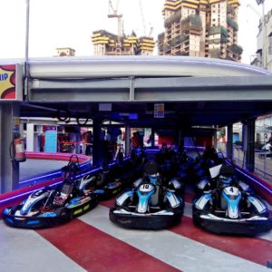 go Karting at Smaaash Mumbai Sky Karting