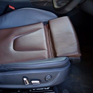 new  Audi S front seats