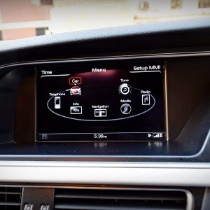new Audi S MMI screen